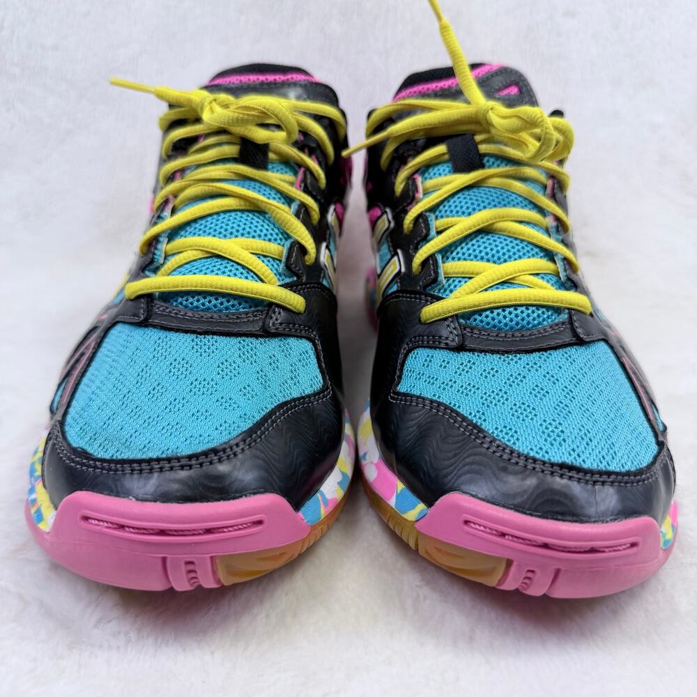 ASICS Gel Flashpoint Womens Volleyball Shoes Multi Color Size 12 B256N Athletic - Picture 3 of 9